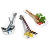 Lashuma Spoon rests, colourful poppy, set of 2 cutlery shelves,