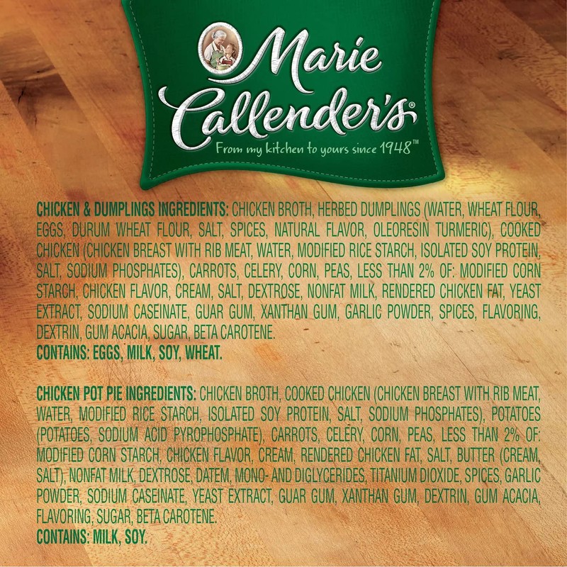 Marie Callender Chicken Variety Soup, 8 Pack
