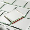 Lovdeco Peel and Stick 3 Inch Beveled Mirror Glass Tile