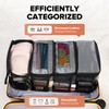 Vokelater Suitcase Organizer - Travel Luggage Hanging Shelves Packing Cube