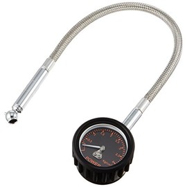 Rough & Road PR121 Power Stainless Steel Hose Air Gauge