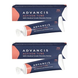 Paquete de 2 tubos de gel de miel de manuka 100% de grado médico, curación natural de heridas, 25 g/1 oz (embalaje actualizado)