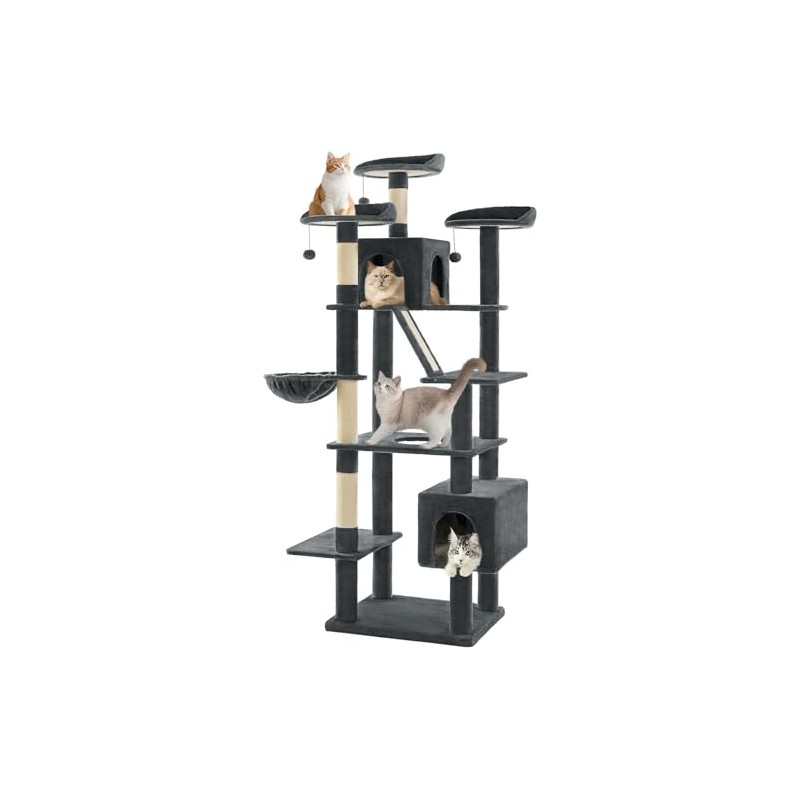 Made4Pets Tall Cat Tree, 80" Cat Tree Tower for Indoor