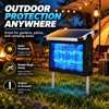 Solar Bug Zapper for Outdoor Use – 4500V Waterproof Mosquito