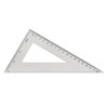 LGEGE Math Ruler Geometry Tool Set, 10/12cm Protractor, 15/23cm Triangle