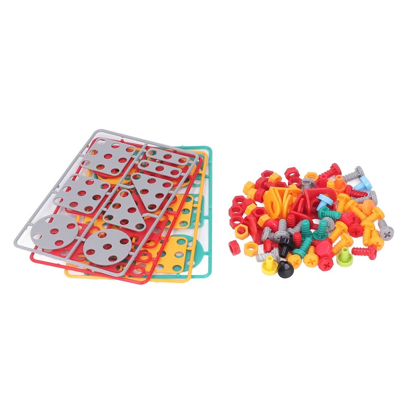 Drill Puzzle Set Steam Learning Toys with Electric Drill Screw