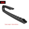 Drag Chain Cable Carrier, 100cm 25 x 38mm Black Nylon