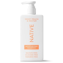 Champú Native para el cabello, sin silicona, sin sulfatos, sin parabenos, melocotón dulce y néctar