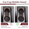 Desenda 2 PCS Car Cup Holder Coasters 2.76 Inch Non-Slip