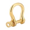 2 x Metal D-Ring Made of Pure Brass, Buckles with