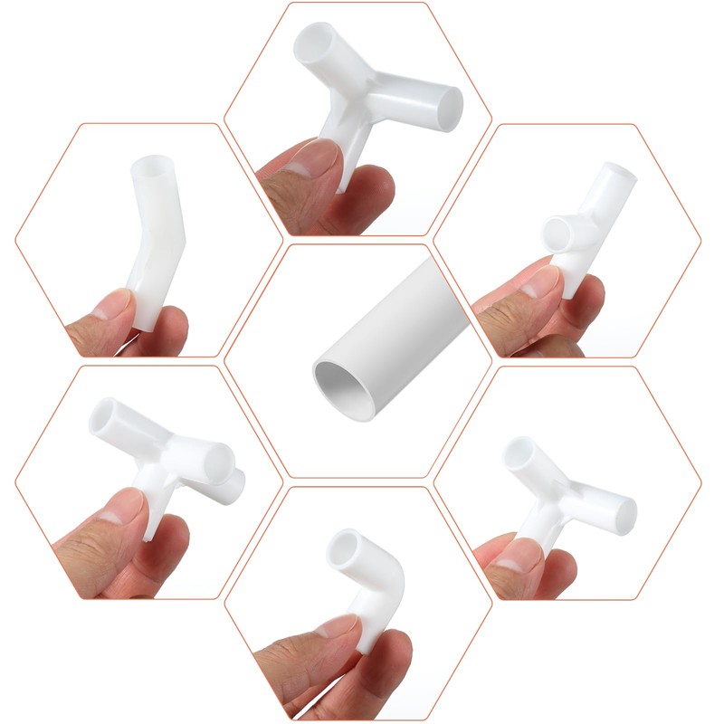 Sawysine 102 Pcs DIY PVC Projects Set Included 60 Pcs