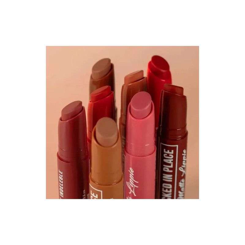 Set Labial Indeleble Mate Italia Deluxe Locked In Place 8pzs