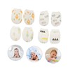 LIFKOME 7pairs Anti-scratch Mittens Soft Cotton Boy Girl Gloves for