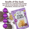 Audrey's Chia Cookies - (Chocolate Chip, 4 Pack), Natural, Antioxidants,