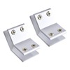 INCREWAY 2 Pack Adjustable Aluminum Alloy Glass Shelf Support Bracket,
