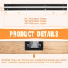 Zonon 4 Pack 48 Inch Double-cut Profile Universal T Track