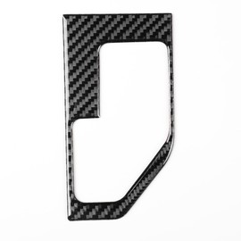 Compatible with Toyota Camry 2012 2013 2014 Gear Shift Panel Trim Cover Decorative Frame Trim, Black Real Carbon Fiber Particulate Material