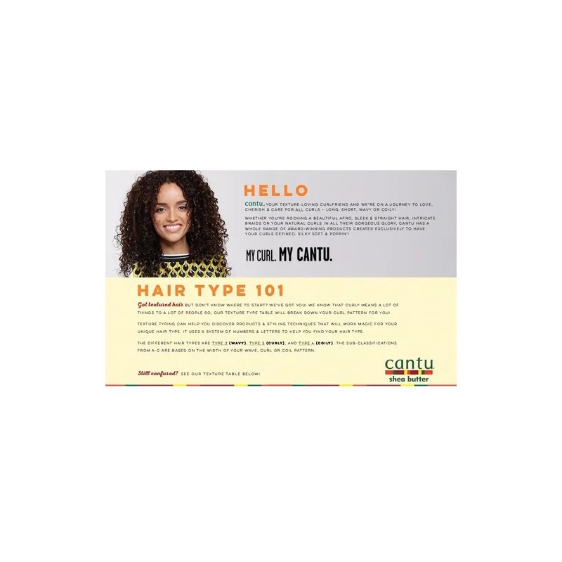 Cantu Curling Custard Gel Para Cabello Rizado Shea Butter For