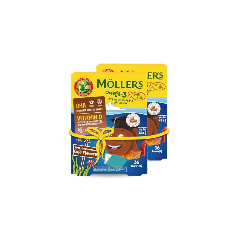 Moller’s ® | Omega 3 Jellies for Children | Cola
