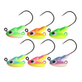 Northland Tackle Stand-Up Fireball - 6/Card - 1/4 Oz - #2/0 Hook - Assorted