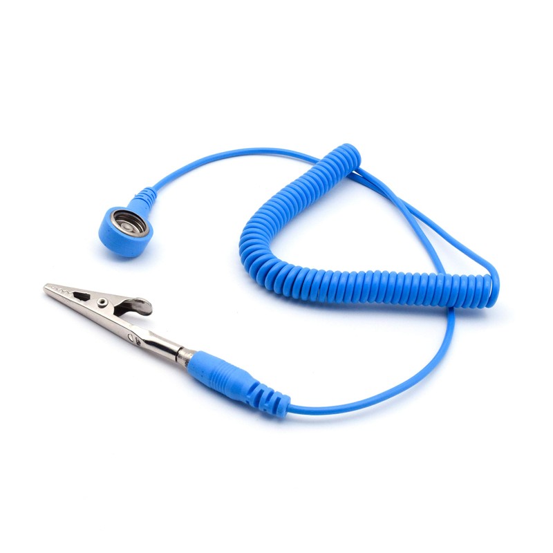 QUADRIOS GmbH ESD Protection Spiral Cable Earth Cable 10 mm