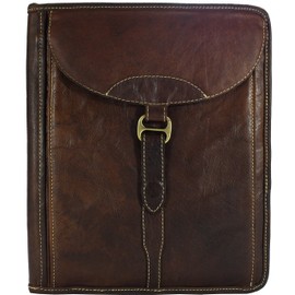 'Document Wallet Folder 4 Real Buffalo Leather Tablet Bag & In-Car Viewing Travel Case | by Alpine Leather Unisex