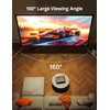 Projector Screen with Stand - 100" Indoor/Outdoor 16:9, 4K HD