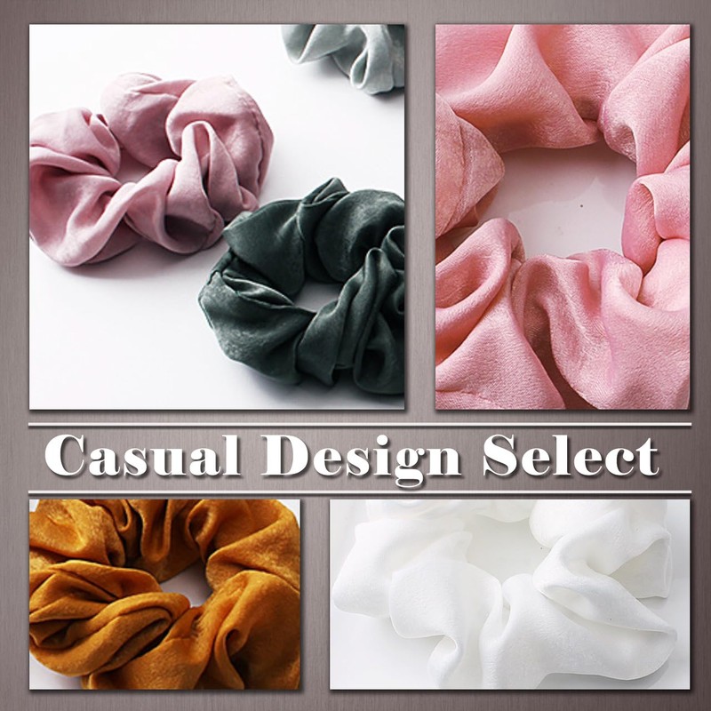 One Limitation SA001 Women's Scrunchie Hair Rubber Colorful Casual Stylish