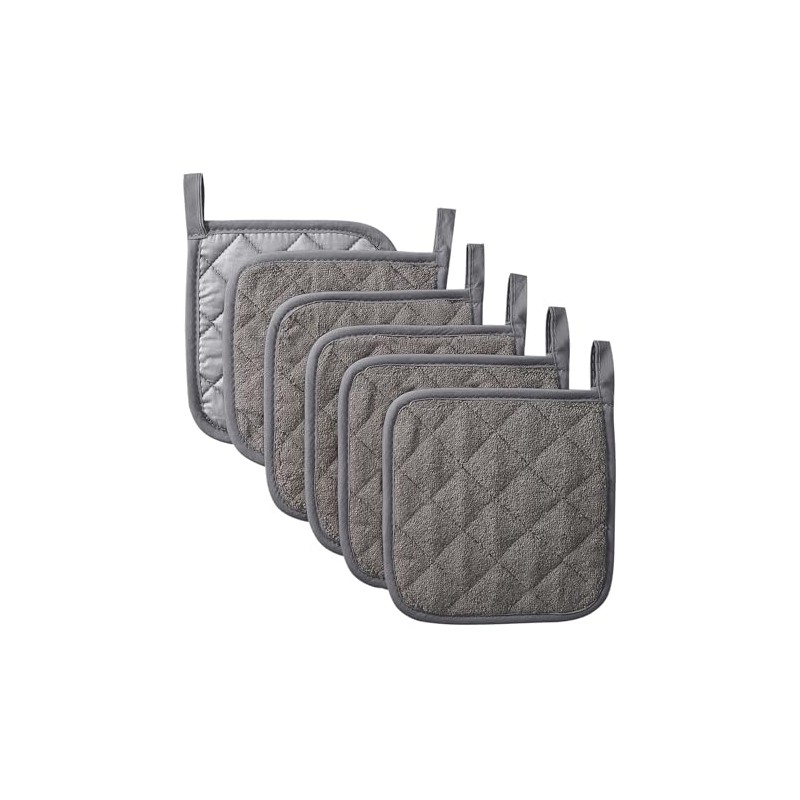 Kitchen Pot Holders Set Heat Resistant Pure Cotton Potholders Kit