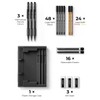 Four Candies 1.3mm Mechanical Pencil Set with 72 Lead Refill,