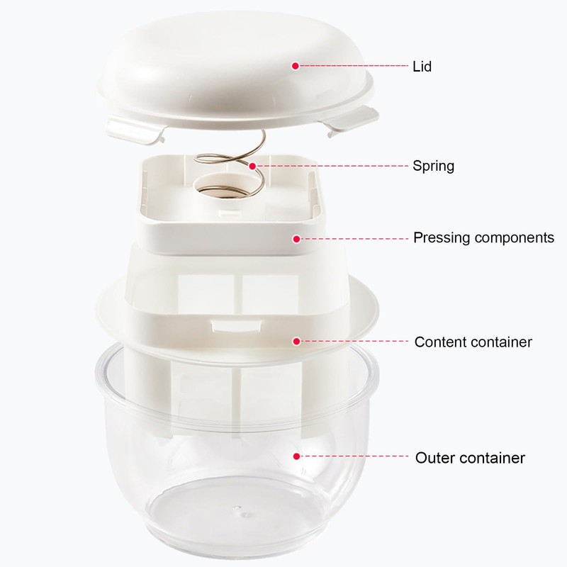 Yogurt Maker, Yogurt Cheese Maker, Transparent Lid-Included Cheese Maker, Fine