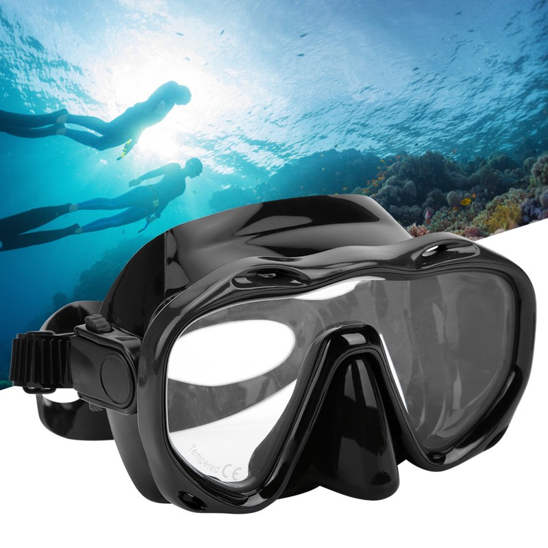 Adult Diving Goggles Face Shield Glasses Silicone Eye Protector Snorkeling