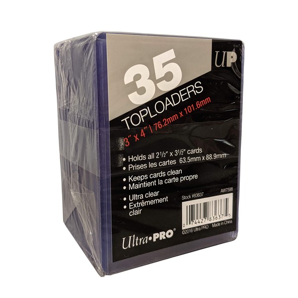 Ultra PRO - Regular Toploaders (35 ct.) for Standard Size