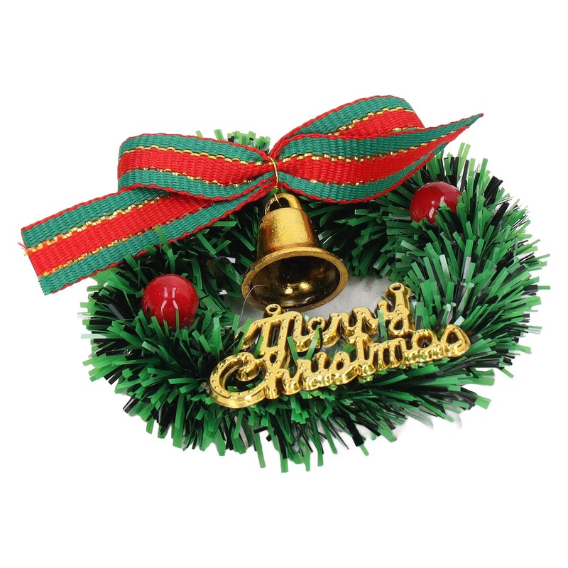 10Pcs Dollhouse Christmas Wreath Exquisite Colors Cute Life Scenes Miniature