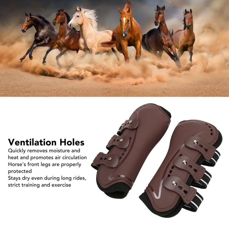 Horse Front Leg Boots Breathable Impact Resistant Prevent Slip Horse