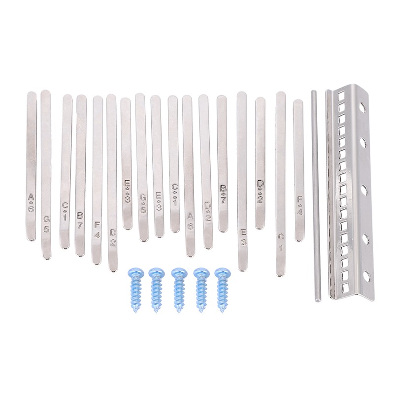17 Note Kalimba Thumb Piano Stainless Steel Keys Set Musical