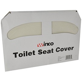 Winco Toilet Seat Cover Paper, 250/Pack (38226), White, Medium