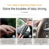LoyaForba - Funda de piel para volante de coche, elástica,