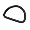 Wuuycoky 1.5" Inner Diameter Black D Rings Buckles D-ring Non-welded