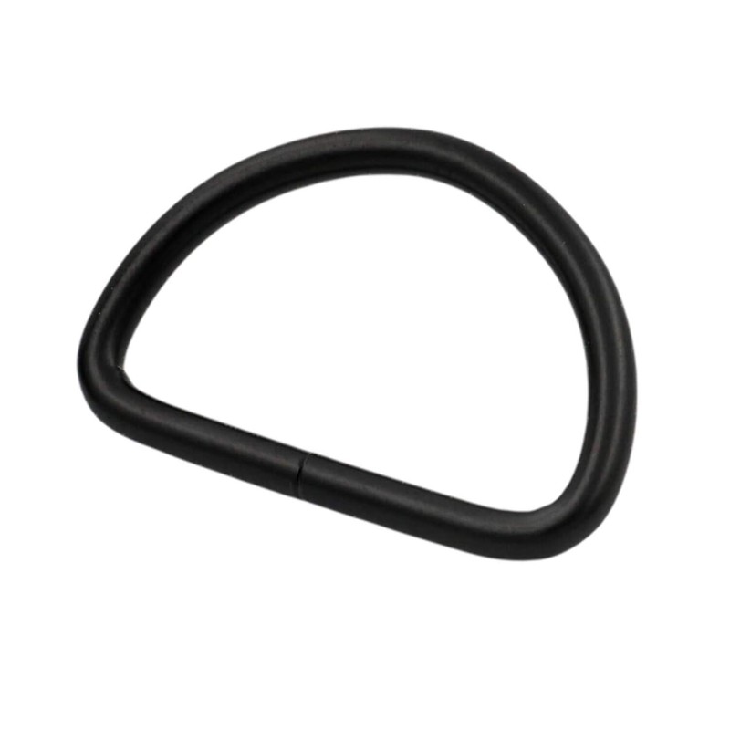 Wuuycoky 1.5" Inner Diameter Black D Rings Buckles D-ring Non-welded