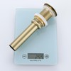 RANDOM Brushed Gold Sink Drain Stopper Without Overflow Bathroom Pop