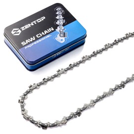 ZENTOP Carbide Chainsaw Chain 12 Inch, 043" Gauge, 3/8" LP Pitch, 45 Drive Links Fits Dewalt 20V MAX DCCS620B, DCCS620P1 Fits WORX WG380, Ryobi, Echo and More- DWO1DT612, R45 (1 Chains)
