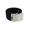 UPGRADE 3STYLE Military Style Sliding Buckle Belt, Black Classic 4