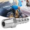 QANYEGN 2PCS 1/4in Stainless Steel Hose Barb Fitting, BSPT Male