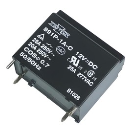 TC-Masterles 891P-1A-C 12VDC 25A 12VDC 4Pins Relay PCB JQX-102F-P-12VDC Power Relay
