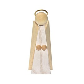 KWO Olbernhau Engel mit Heiligenschein, Mehrfarbig, 11.5 cm