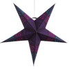 Purple Punch Paper Star Lantern with 12 Foot Power Cord