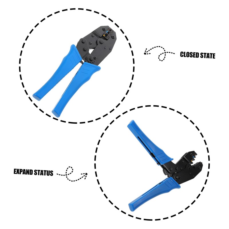 Zerodeko Ratchet Terminal Crimper Tool for Insulated Wire Connectors Heavy