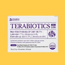 Terabiotics Pro 1.06 1 box 1 set heat treated lactic acid bacteria / 테라바이오틱스 프로 1.06 1박스 1조 열처리 유산균