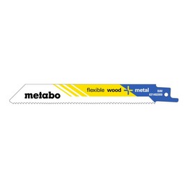 Metabo 5 Reciprocating Saw Blades BiM 150 x 0.9 / 1,8-2,6